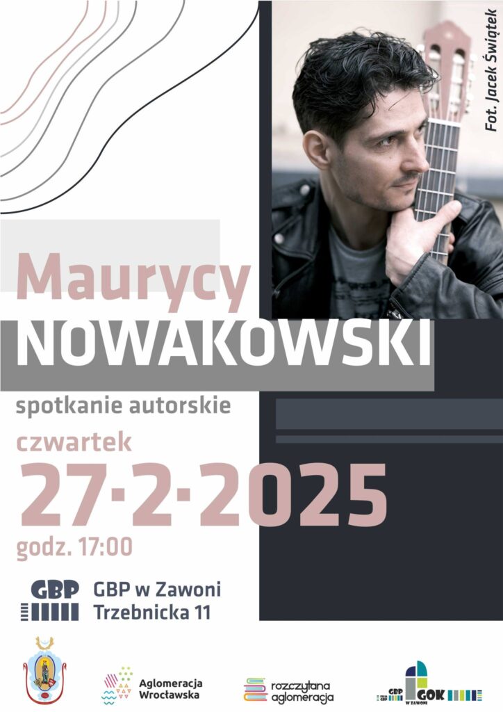 Spotkanie autorskie z Maurycym Nowakowskim w Zawoni