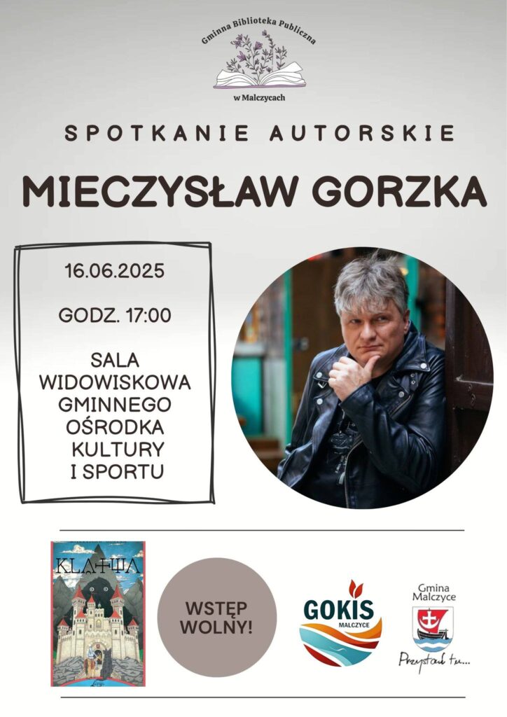 Premiera nowej książki Mieczysława Gorzki i spotkania autorskie już w czerwcu!