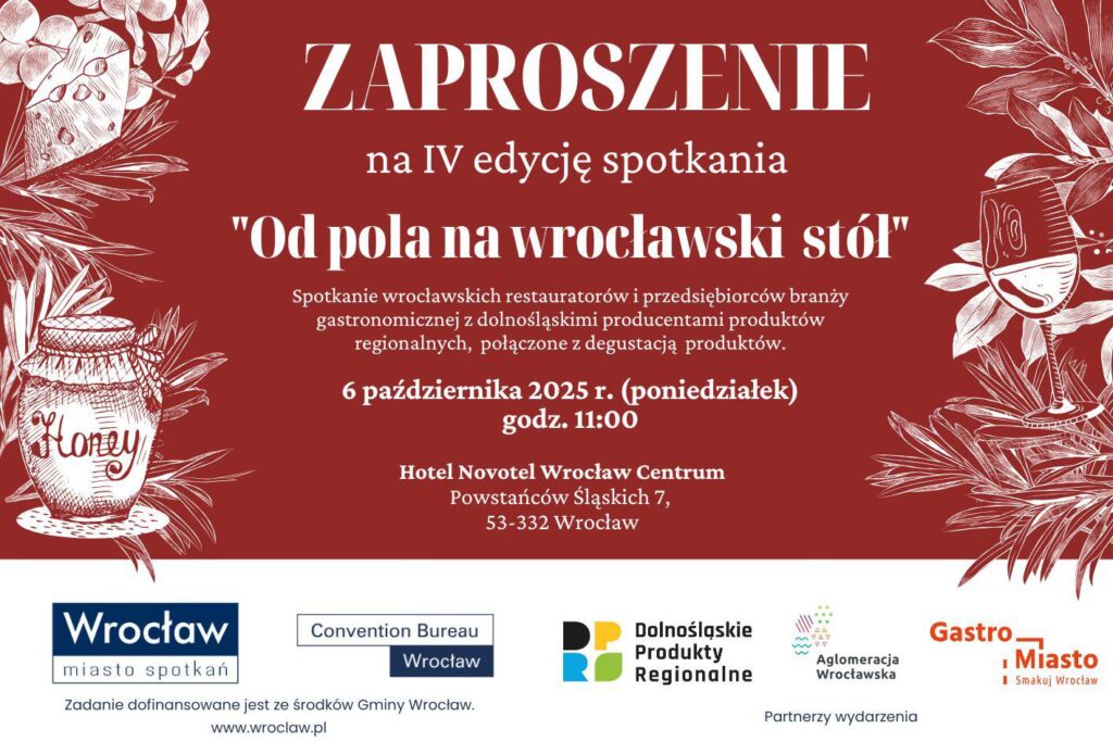 IV edycja wydarzenia „Od pola na wrocławski stół” już 6 października!