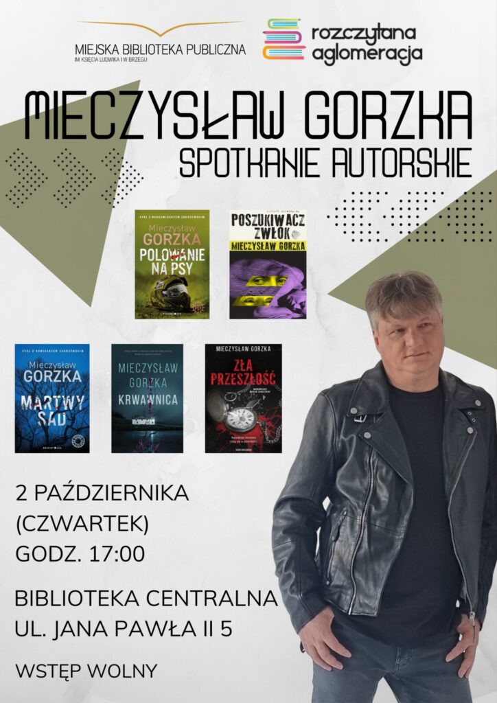 Spotkania autorskie z Mieczysławem Gorzką (2 terminy)