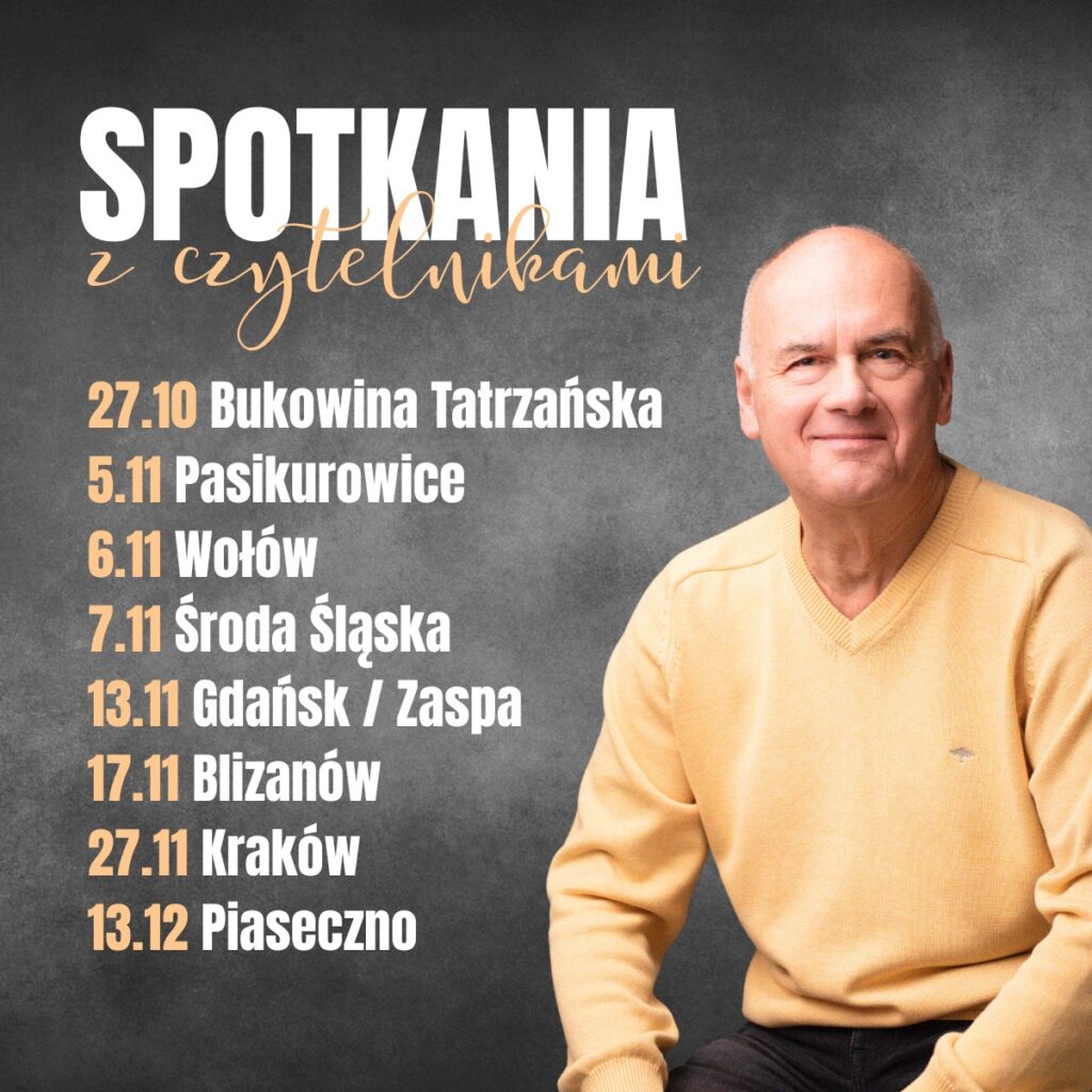 Spotkania autorskie z Robertem Michniewiczem (3 terminy)