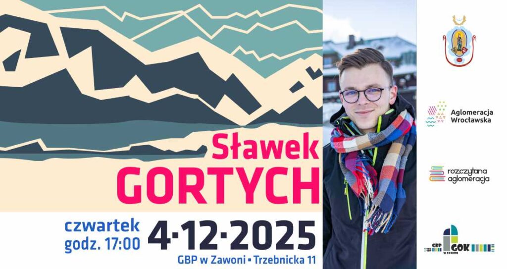 Spotkania autorskie ze Sławkiem Gortychem – już na początku grudnia!